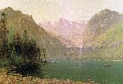 Thomas Hill View of Lake Tahoe looking across Emerald Bay Spain oil painting artist